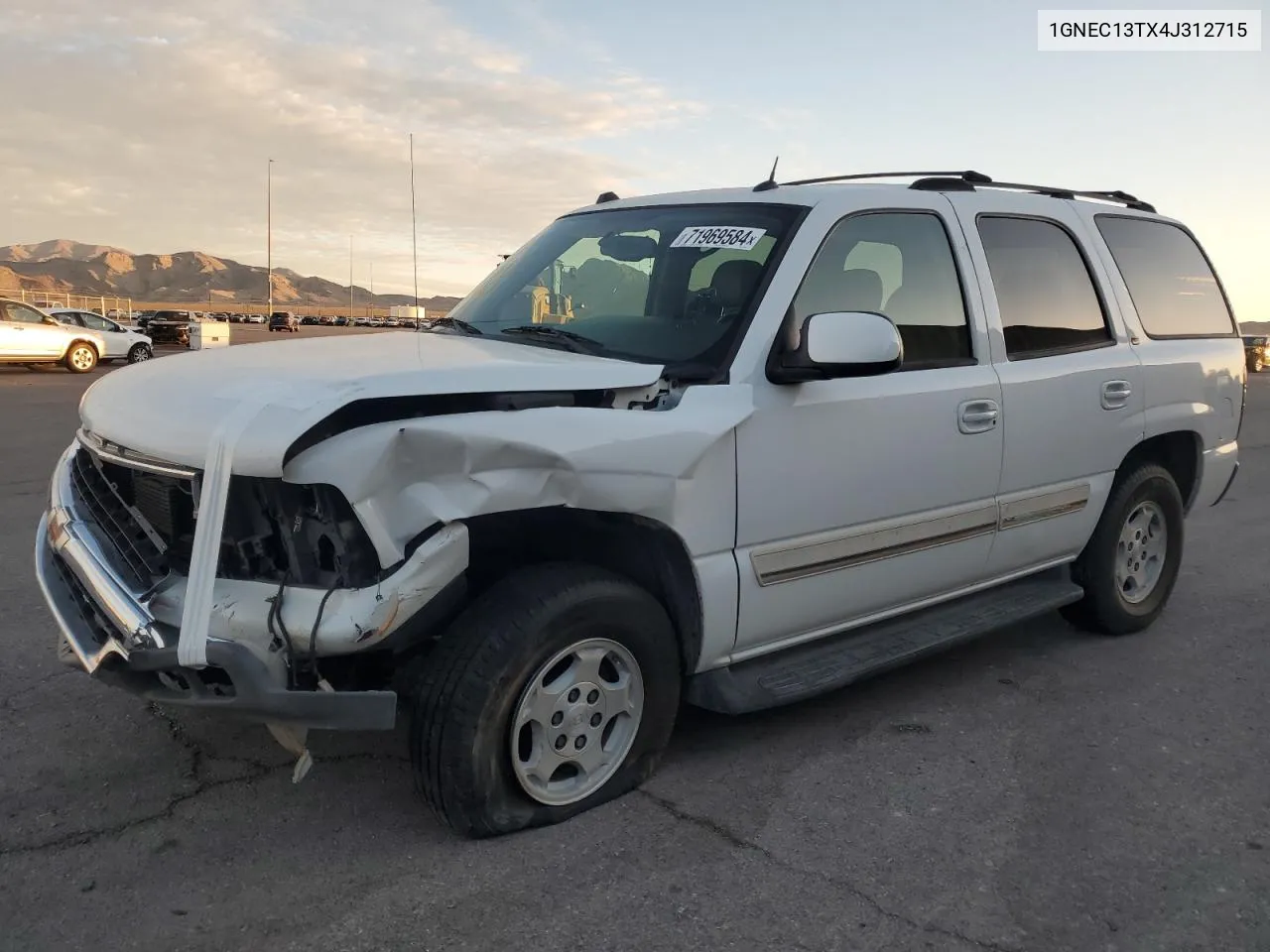 2004 Chevrolet Tahoe C1500 VIN: 1GNEC13TX4J312715 Lot: 71969584