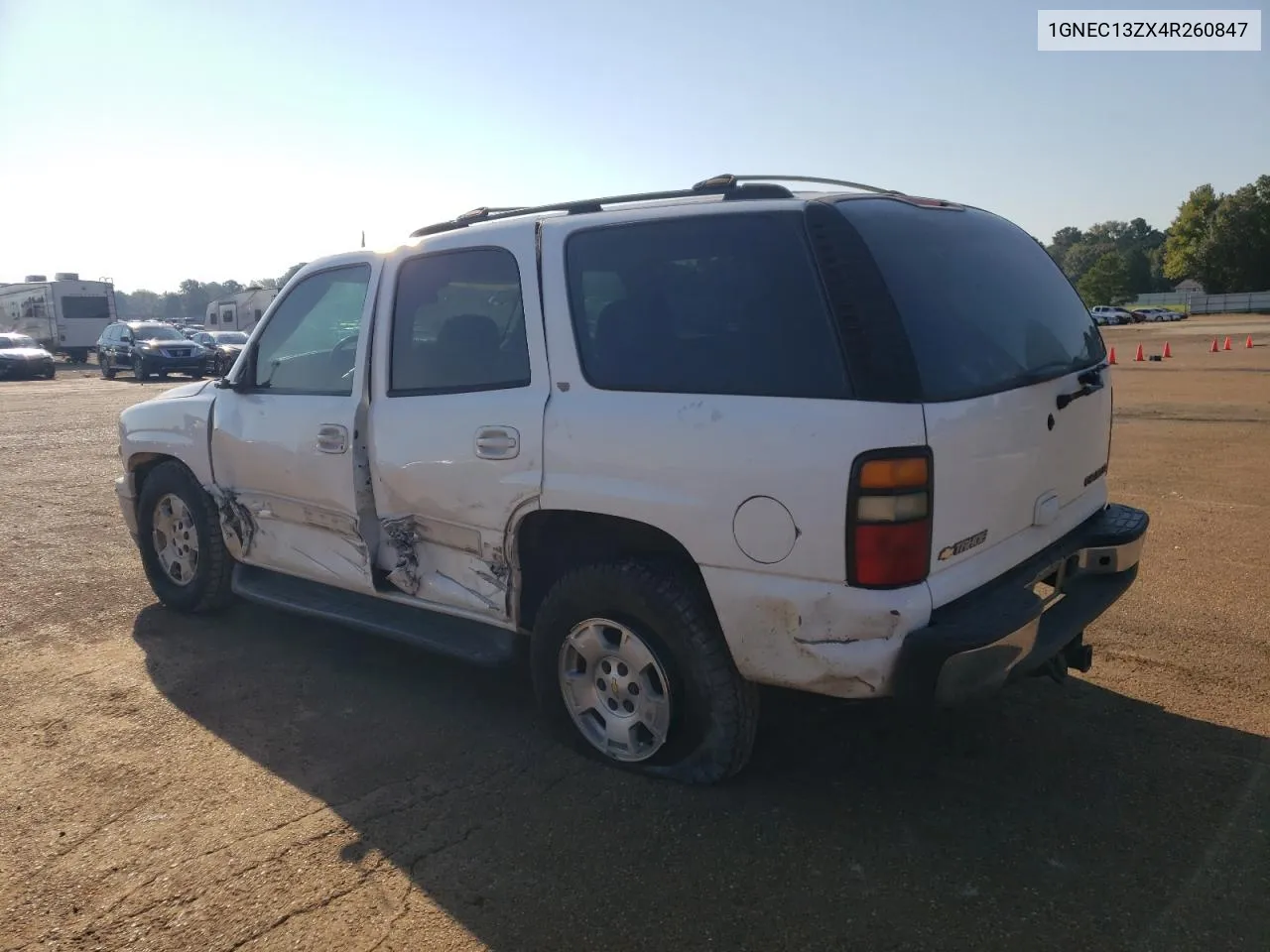 2004 Chevrolet Tahoe C1500 VIN: 1GNEC13ZX4R260847 Lot: 72445804