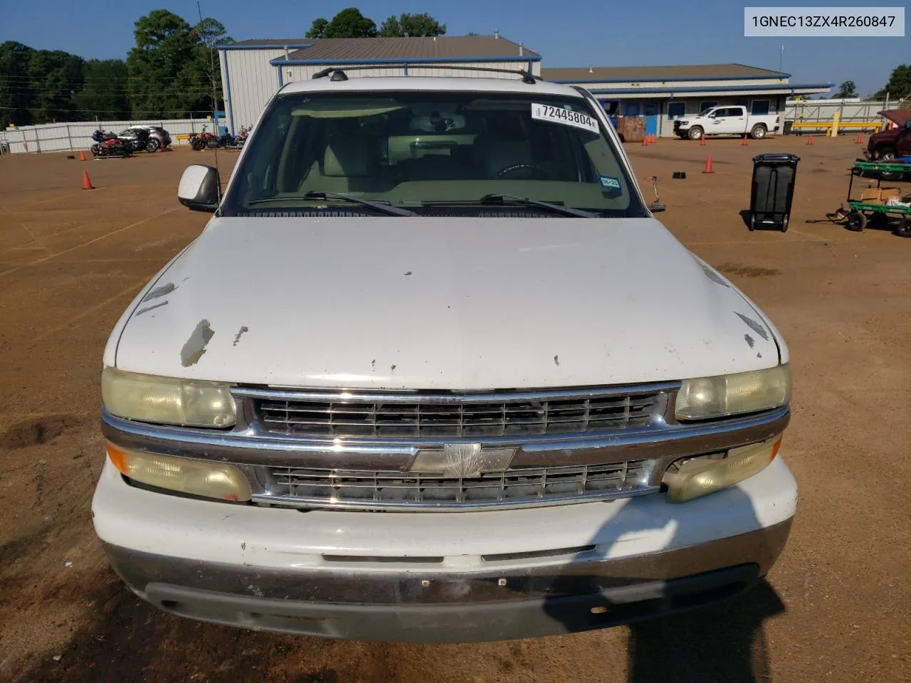 2004 Chevrolet Tahoe C1500 VIN: 1GNEC13ZX4R260847 Lot: 72445804