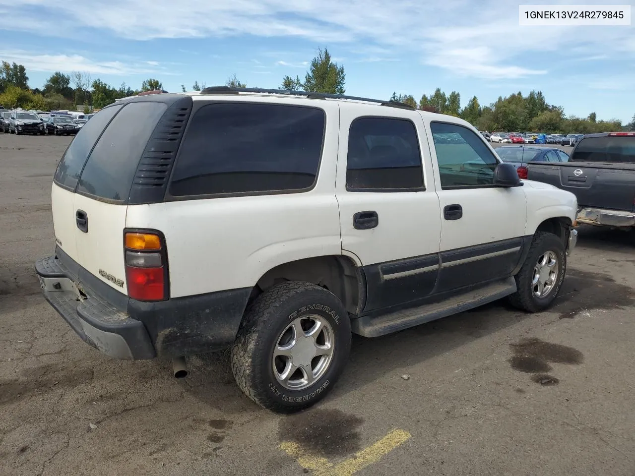 2004 Chevrolet Tahoe K1500 VIN: 1GNEK13V24R279845 Lot: 72769844