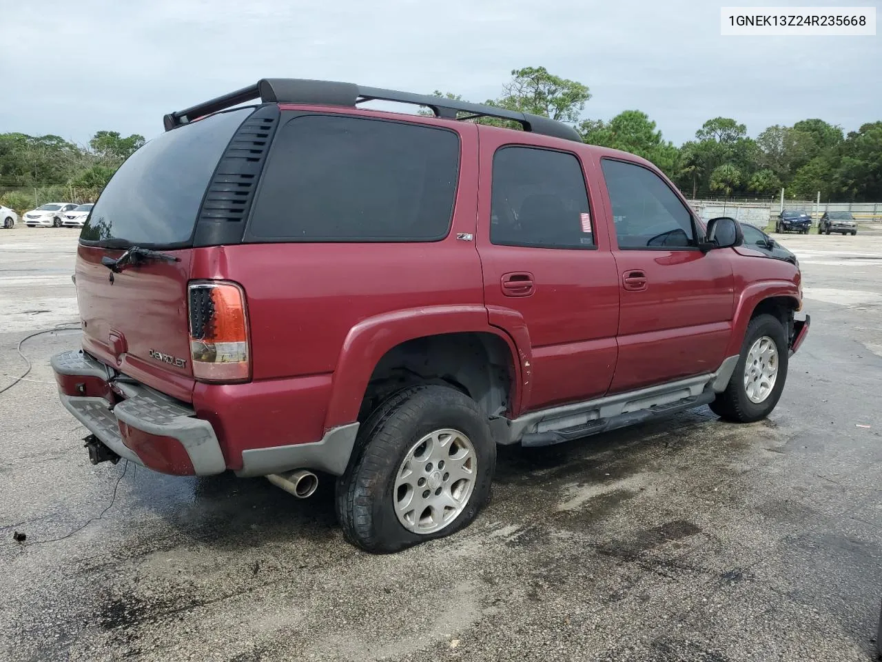 2004 Chevrolet Tahoe K1500 VIN: 1GNEK13Z24R235668 Lot: 73131214