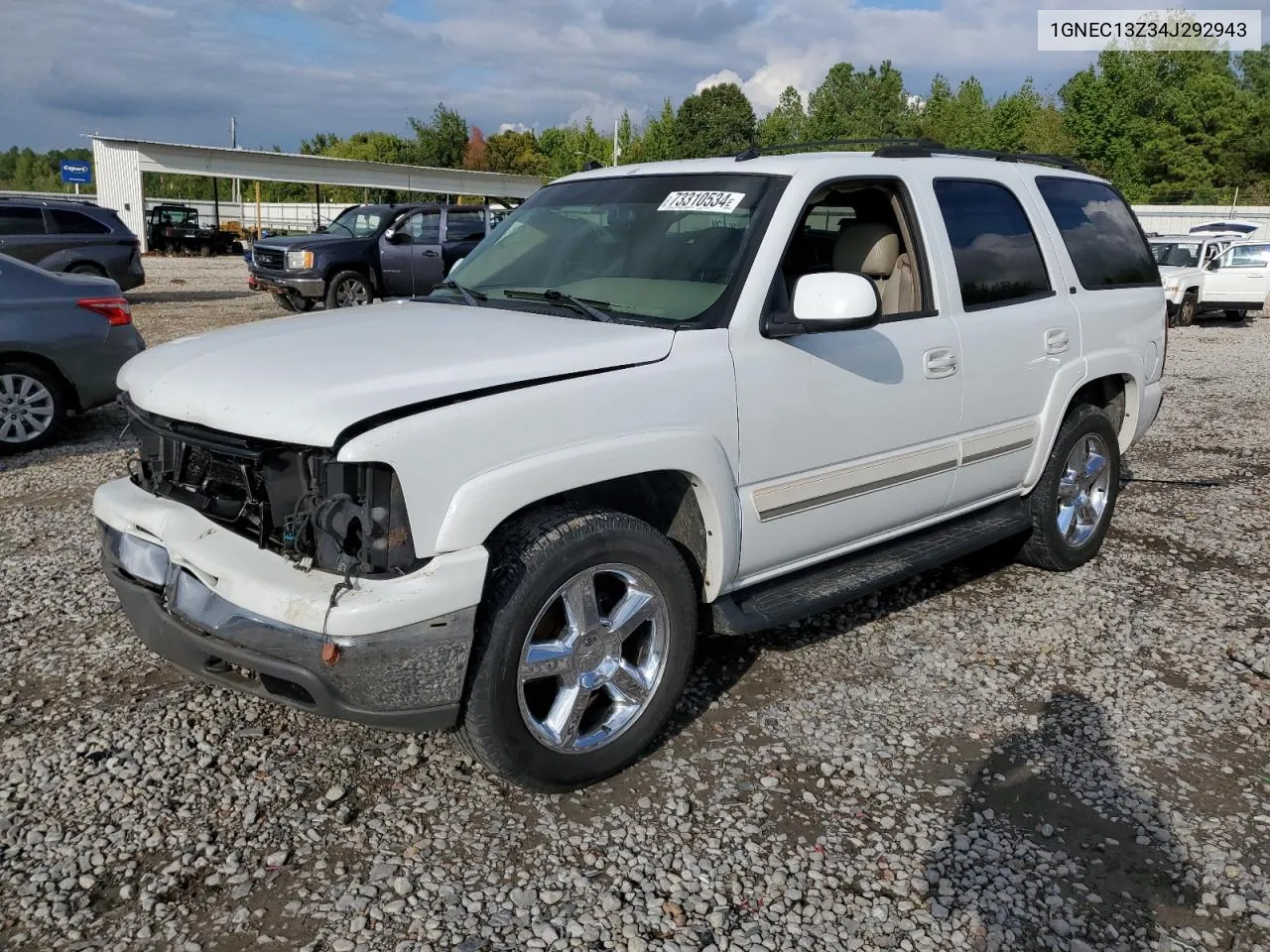 1GNEC13Z34J292943 2004 Chevrolet Tahoe C1500