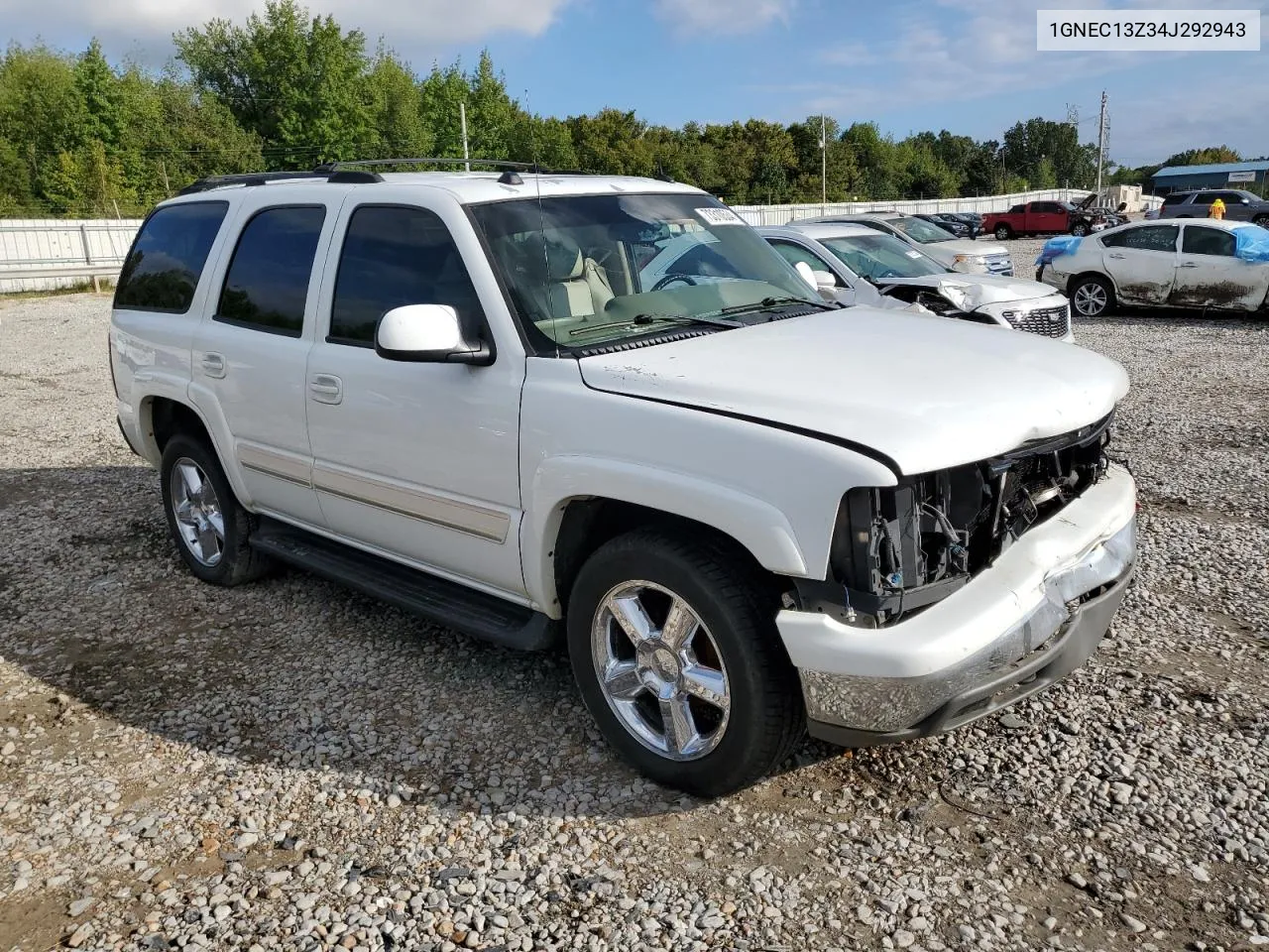 2004 Chevrolet Tahoe C1500 VIN: 1GNEC13Z34J292943 Lot: 73310534