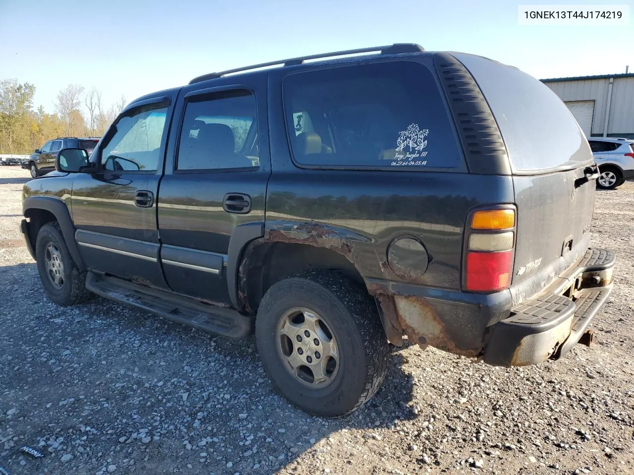 2004 Chevrolet Tahoe K1500 VIN: 1GNEK13T44J174219 Lot: 74124674