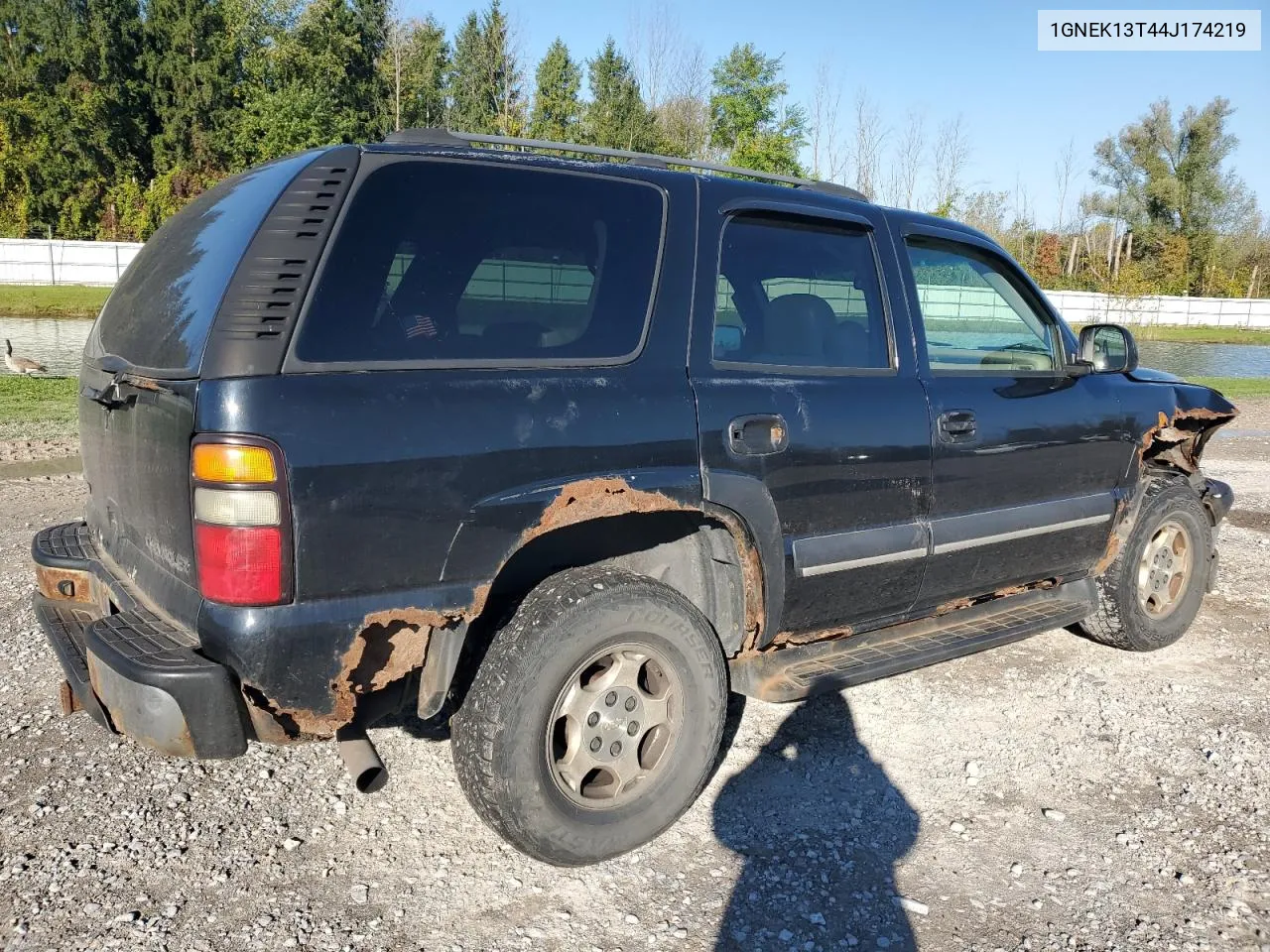 2004 Chevrolet Tahoe K1500 VIN: 1GNEK13T44J174219 Lot: 74124674