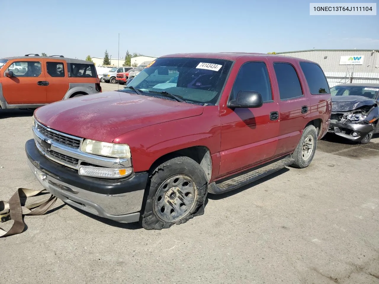 1GNEC13T64J111104 2004 Chevrolet Tahoe C1500