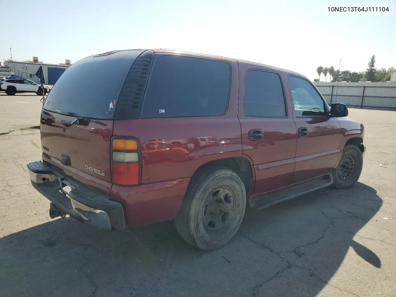 2004 Chevrolet Tahoe C1500 VIN: 1GNEC13T64J111104 Lot: 74143434