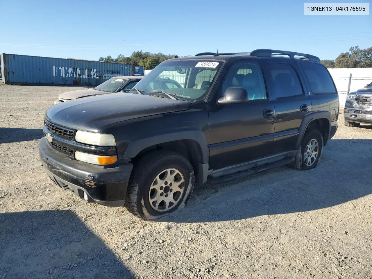 2004 Chevrolet Tahoe K1500 VIN: 1GNEK13T04R176695 Lot: 74594014