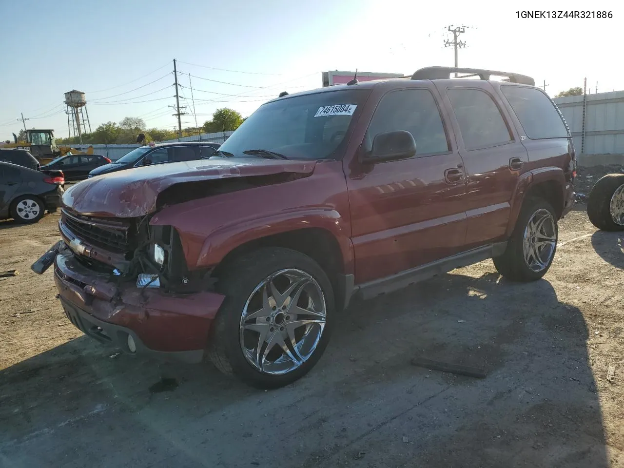 2004 Chevrolet Tahoe K1500 VIN: 1GNEK13Z44R321886 Lot: 74615084