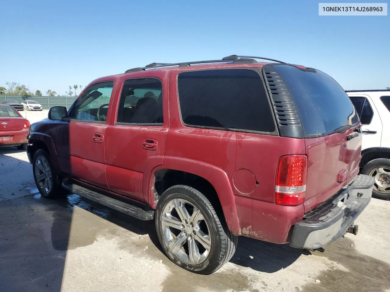 2004 Chevrolet Tahoe K1500 VIN: 1GNEK13T14J268963 Lot: 75050654