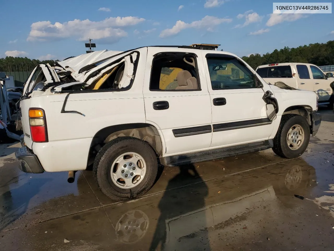 2004 Chevrolet Tahoe C1500 VIN: 1GNEC13V44R286745 Lot: 75103514