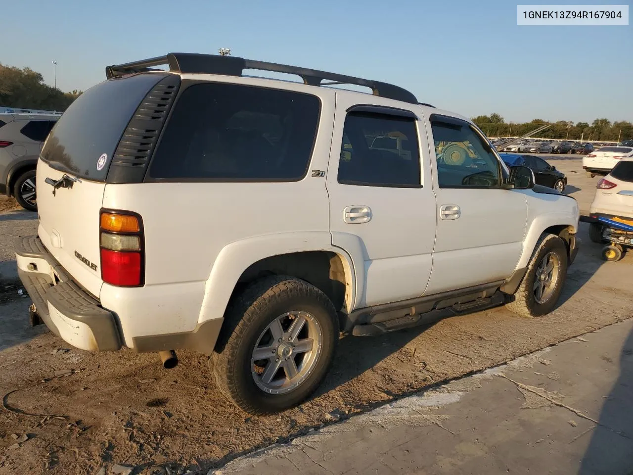 2004 Chevrolet Tahoe K1500 VIN: 1GNEK13Z94R167904 Lot: 75487314