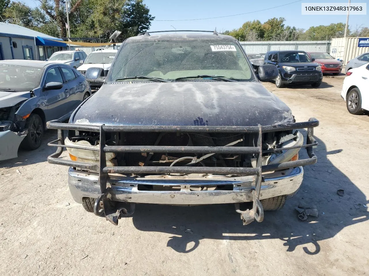 2004 Chevrolet Tahoe K1500 VIN: 1GNEK13Z94R317963 Lot: 75543754