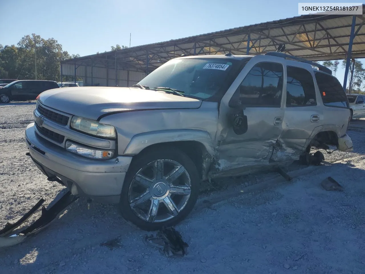 2004 Chevrolet Tahoe K1500 VIN: 1GNEK13Z54R181377 Lot: 76374854