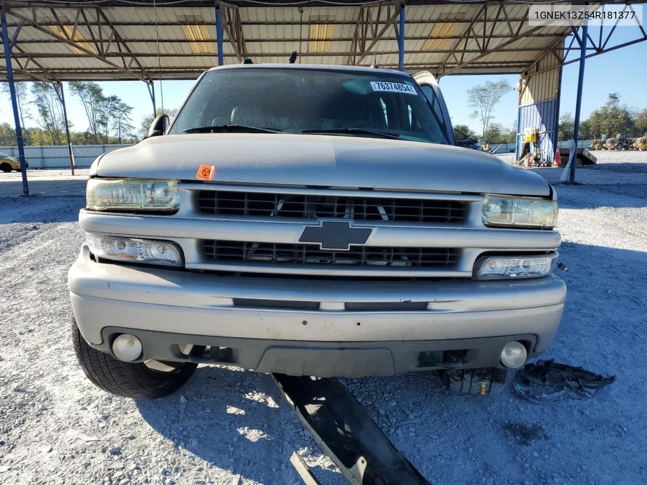 2004 Chevrolet Tahoe K1500 VIN: 1GNEK13Z54R181377 Lot: 76374854