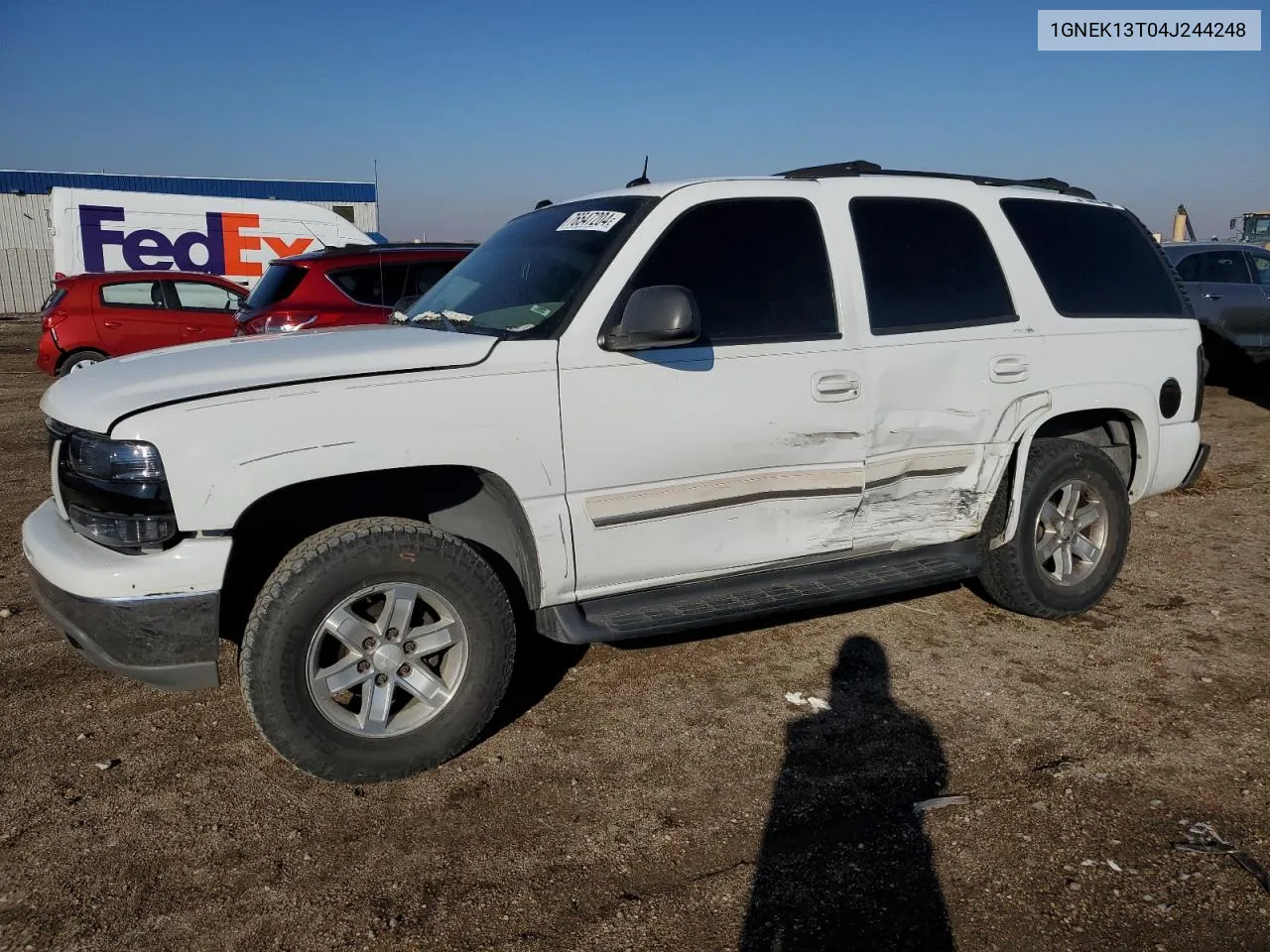 2004 Chevrolet Tahoe K1500 VIN: 1GNEK13T04J244248 Lot: 76547204