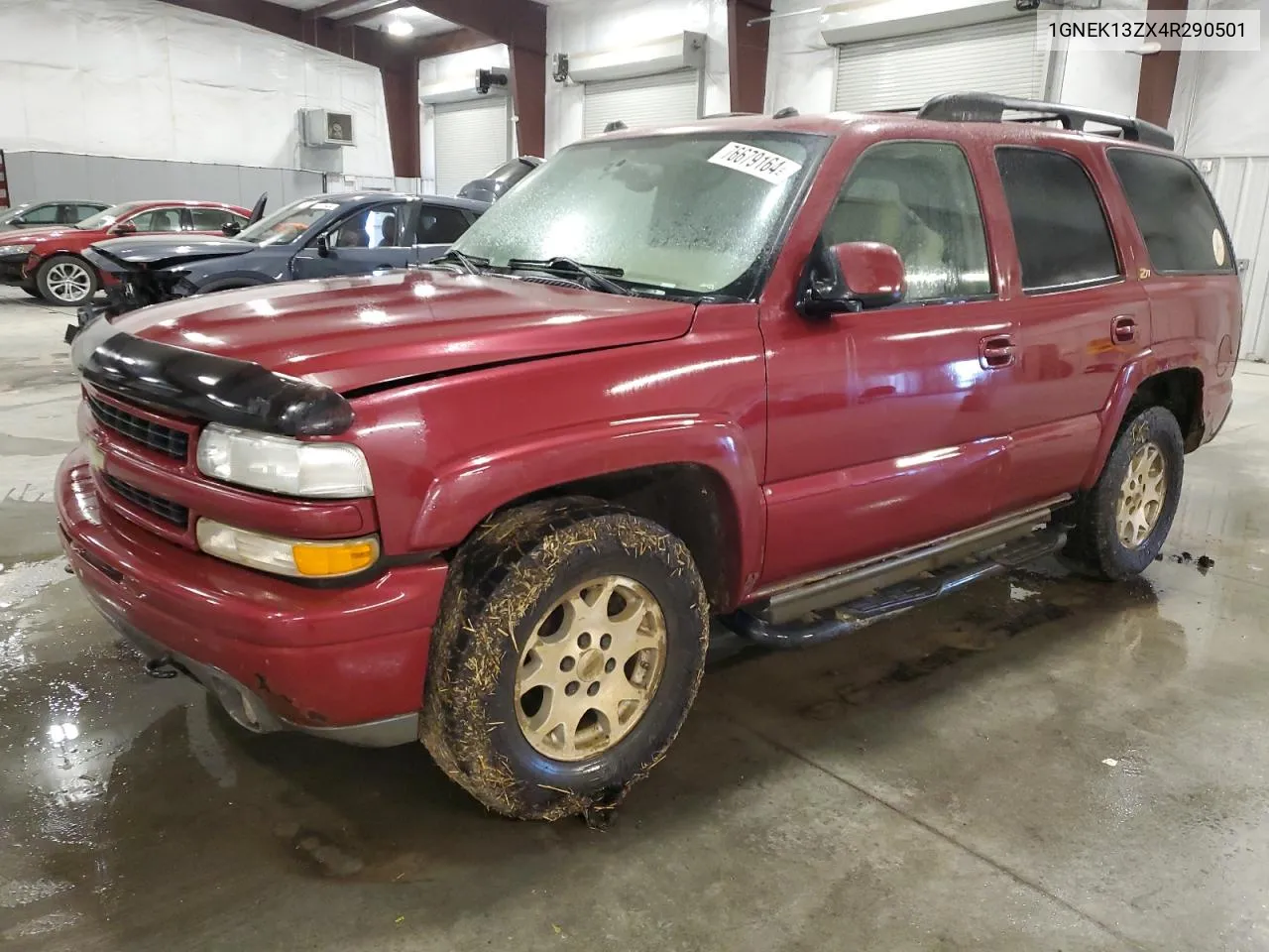 2004 Chevrolet Tahoe K1500 VIN: 1GNEK13ZX4R290501 Lot: 76679164