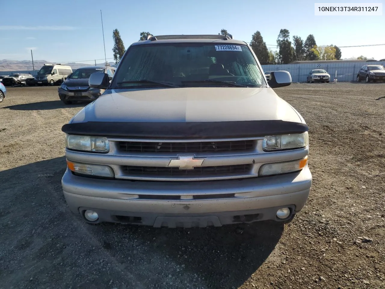 2004 Chevrolet Tahoe K1500 VIN: 1GNEK13T34R311247 Lot: 77228694