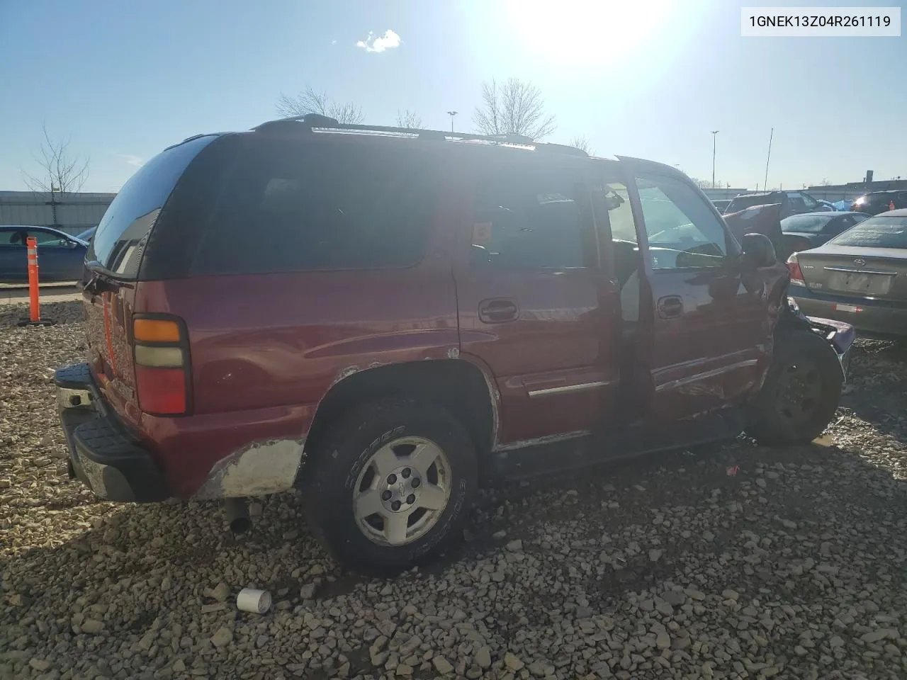 2004 Chevrolet Tahoe K1500 VIN: 1GNEK13Z04R261119 Lot: 78750984