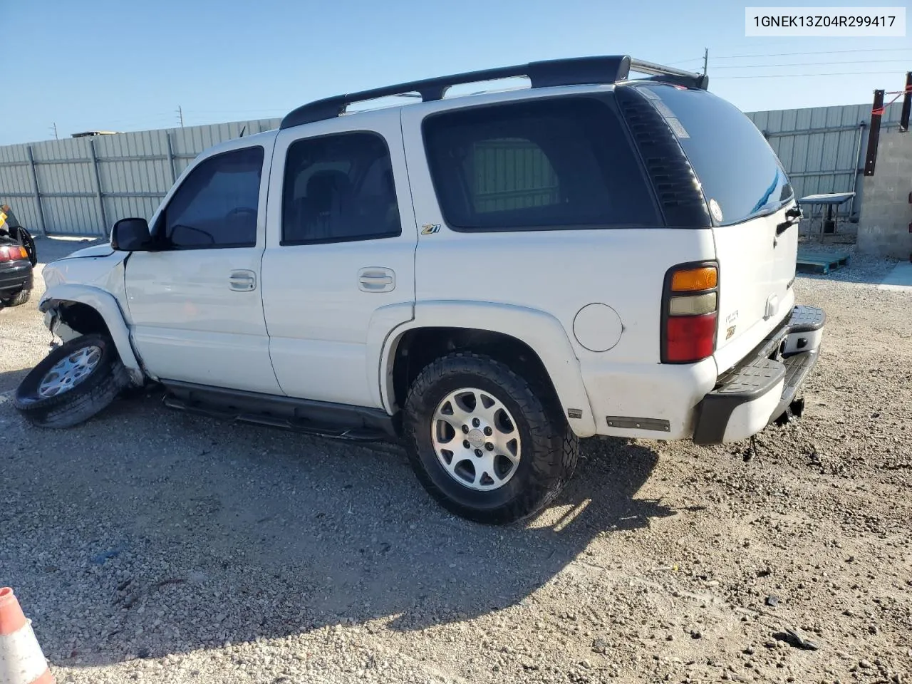 2004 Chevrolet Tahoe K1500 VIN: 1GNEK13Z04R299417 Lot: 79220604