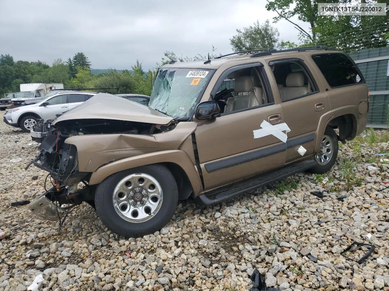 2004 Chevrolet Tahoe K1500 VIN: 1GNEK13T54J220012 Lot: 79600064