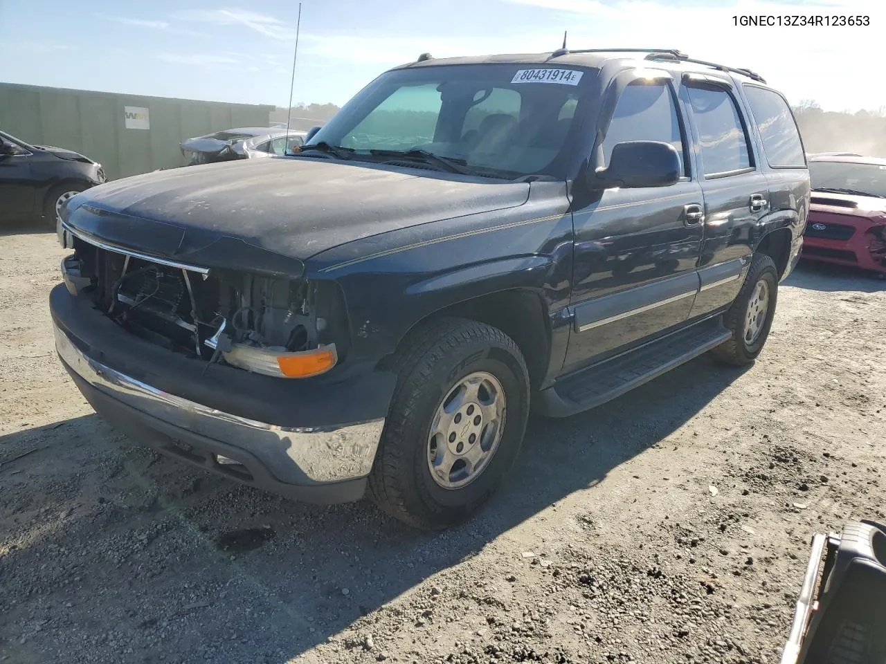 2004 Chevrolet Tahoe C1500 VIN: 1GNEC13Z34R123653 Lot: 80431914