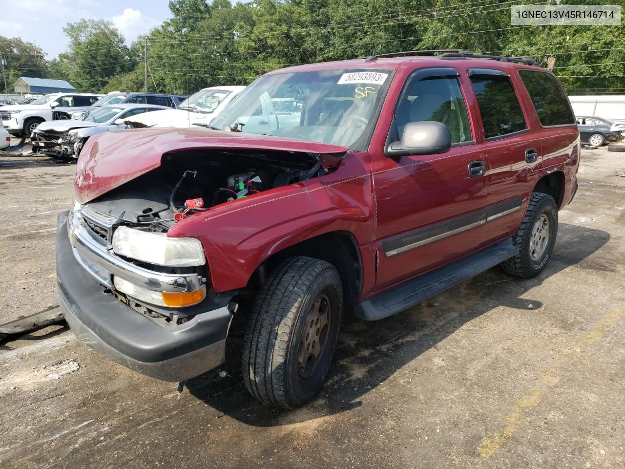 2005 Chevrolet Tahoe C1500 VIN: 1GNEC13V45R146714 Lot: 62292174