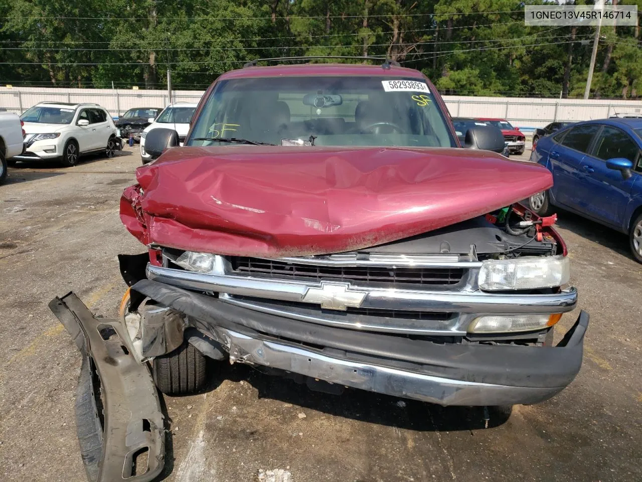 2005 Chevrolet Tahoe C1500 VIN: 1GNEC13V45R146714 Lot: 62292174