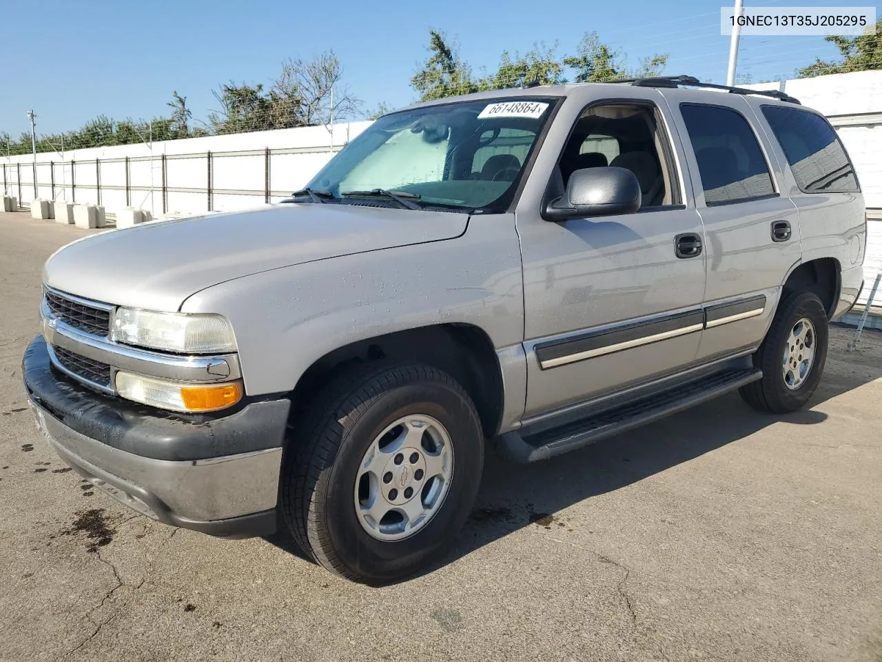 2005 Chevrolet Tahoe C1500 VIN: 1GNEC13T35J205295 Lot: 66148864