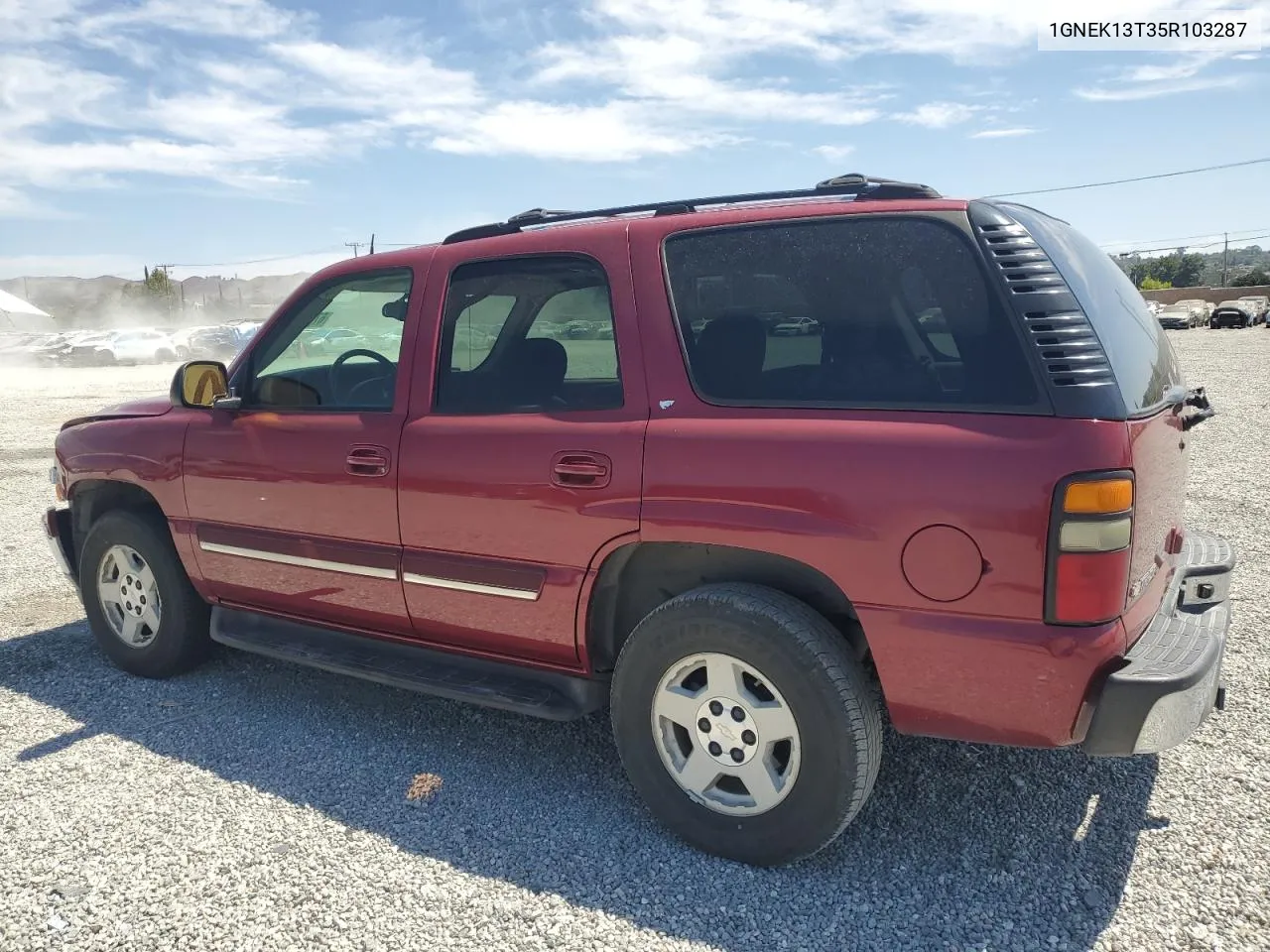 2005 Chevrolet Tahoe K1500 VIN: 1GNEK13T35R103287 Lot: 67884344