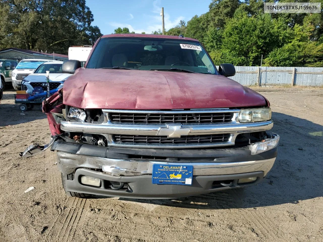 2005 Chevrolet Tahoe K1500 VIN: 1GNEK13TX5J159676 Lot: 67982574