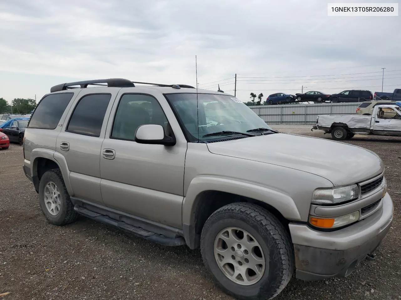 2005 Chevrolet Tahoe K1500 VIN: 1GNEK13T05R206280 Lot: 70848914