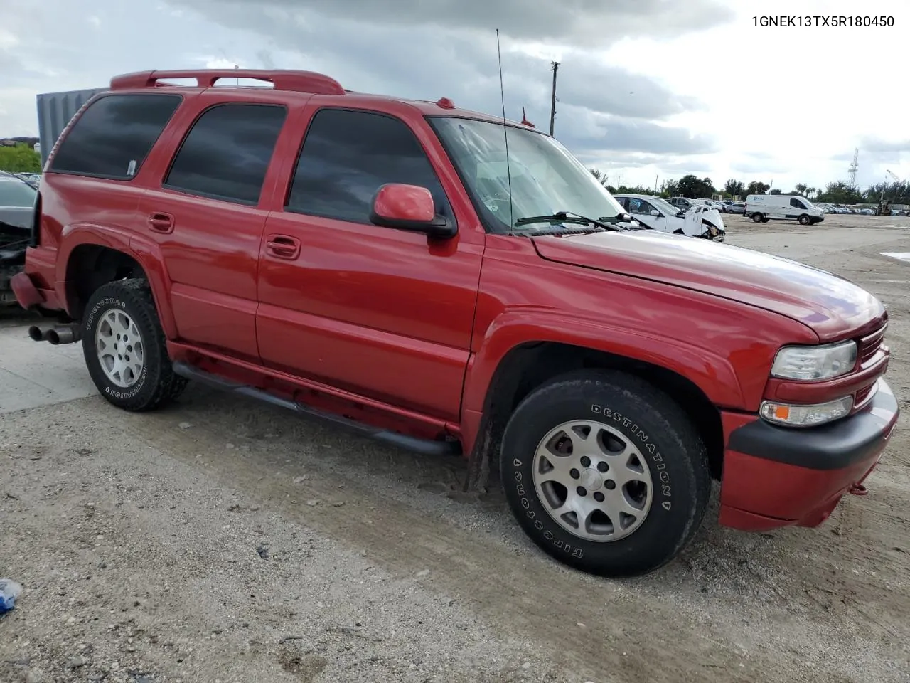 2005 Chevrolet Tahoe K1500 VIN: 1GNEK13TX5R180450 Lot: 71093494