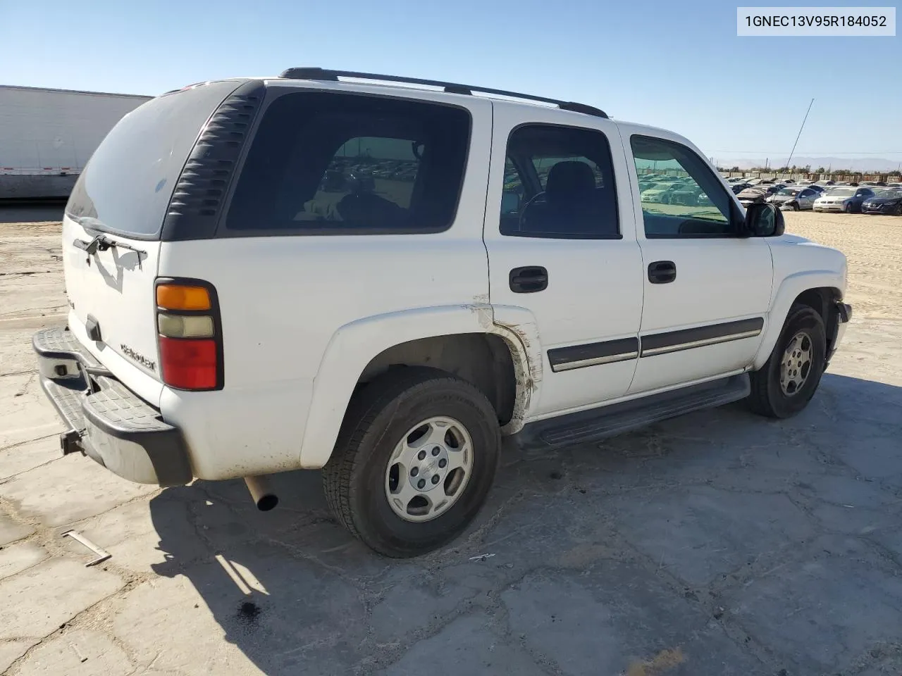 2005 Chevrolet Tahoe C1500 VIN: 1GNEC13V95R184052 Lot: 71465124