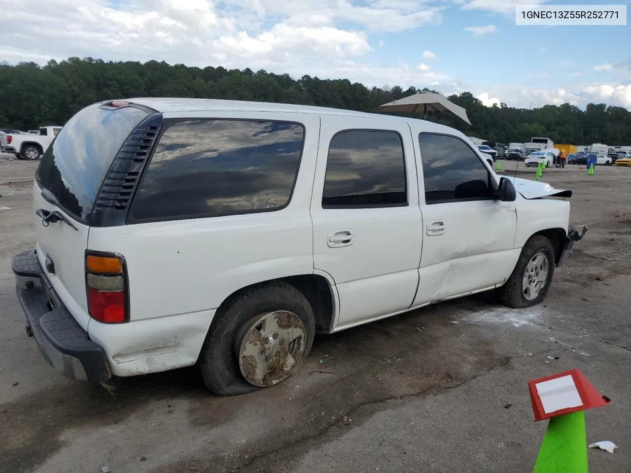 2005 Chevrolet Tahoe C1500 VIN: 1GNEC13Z55R252771 Lot: 71830634