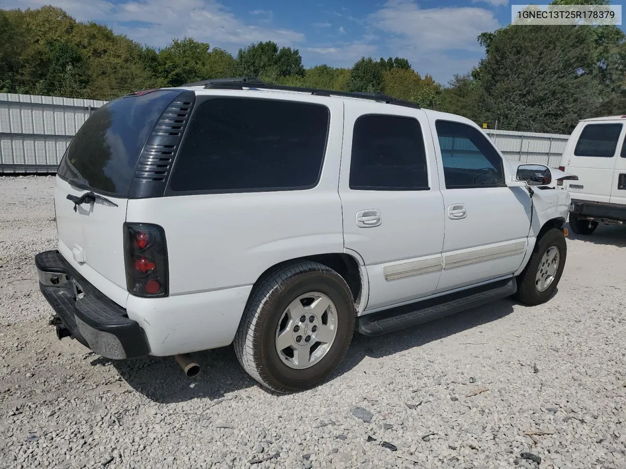 2005 Chevrolet Tahoe C1500 VIN: 1GNEC13T25R178379 Lot: 71981674