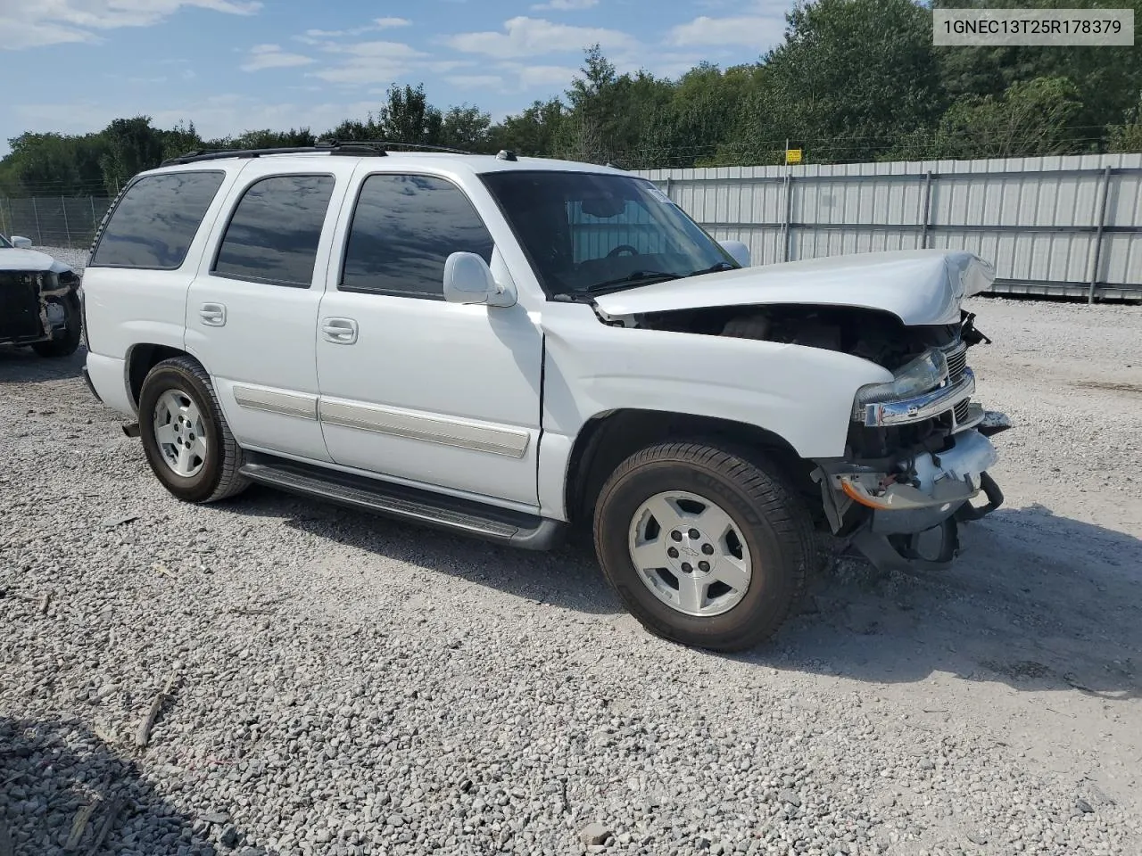 2005 Chevrolet Tahoe C1500 VIN: 1GNEC13T25R178379 Lot: 71981674