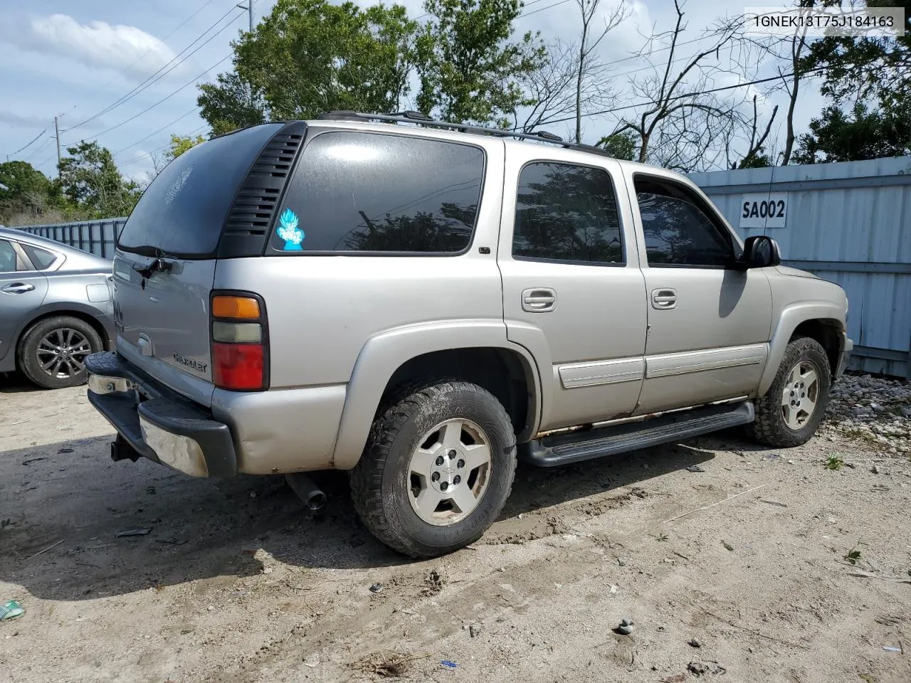 2005 Chevrolet Tahoe K1500 VIN: 1GNEK13T75J184163 Lot: 72838564