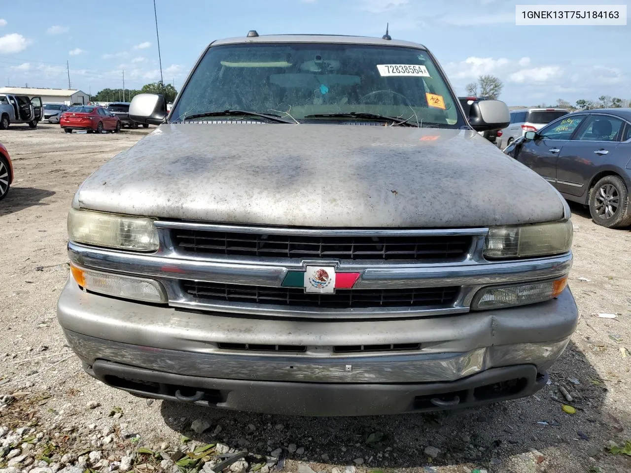 2005 Chevrolet Tahoe K1500 VIN: 1GNEK13T75J184163 Lot: 72838564