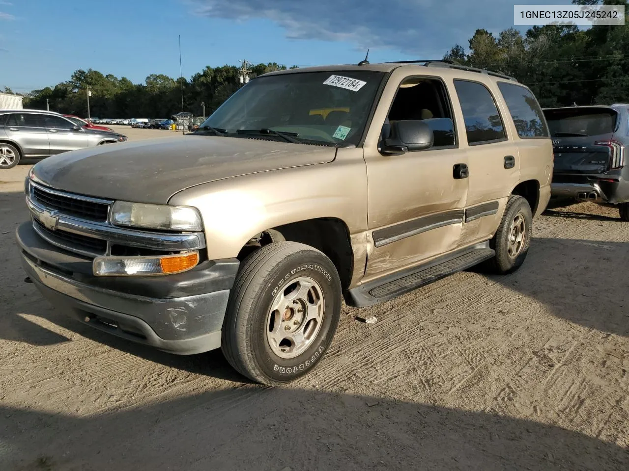 2005 Chevrolet Tahoe C1500 VIN: 1GNEC13Z05J245242 Lot: 72972184