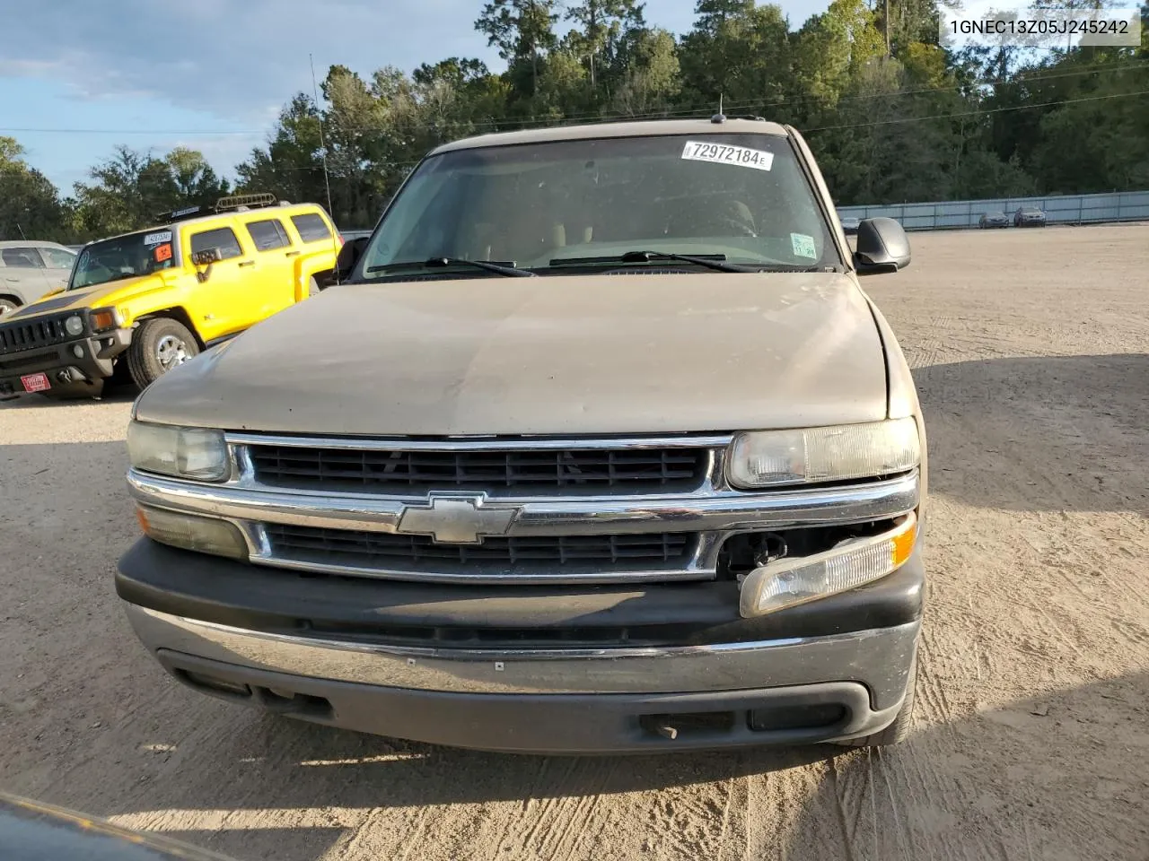 2005 Chevrolet Tahoe C1500 VIN: 1GNEC13Z05J245242 Lot: 72972184