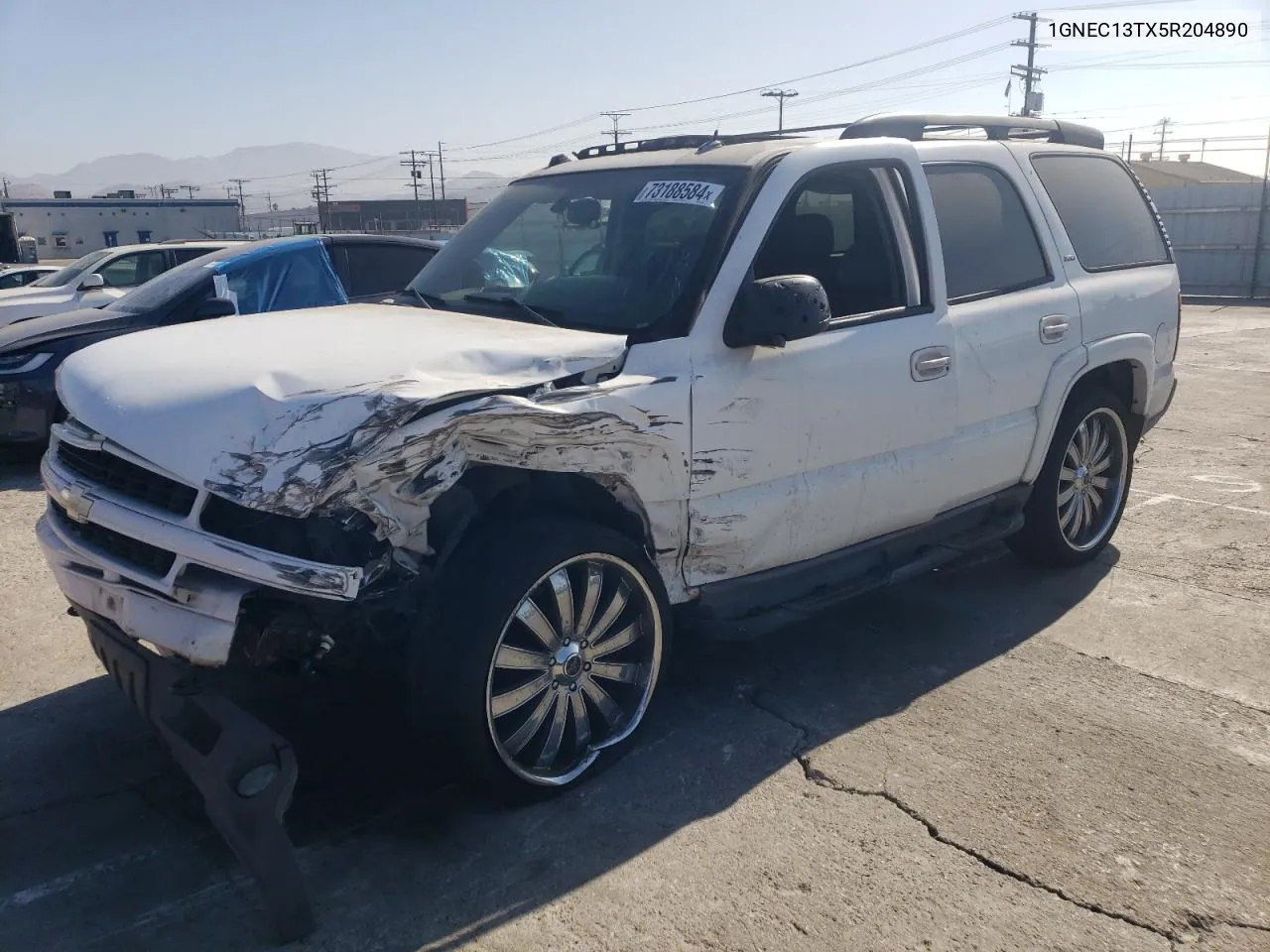 2005 Chevrolet Tahoe C1500 VIN: 1GNEC13TX5R204890 Lot: 73188584