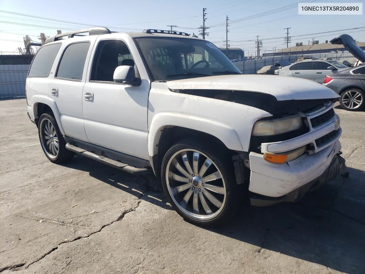 2005 Chevrolet Tahoe C1500 VIN: 1GNEC13TX5R204890 Lot: 73188584