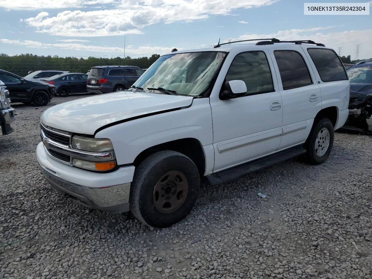 2005 Chevrolet Tahoe K1500 VIN: 1GNEK13T35R242304 Lot: 73241924