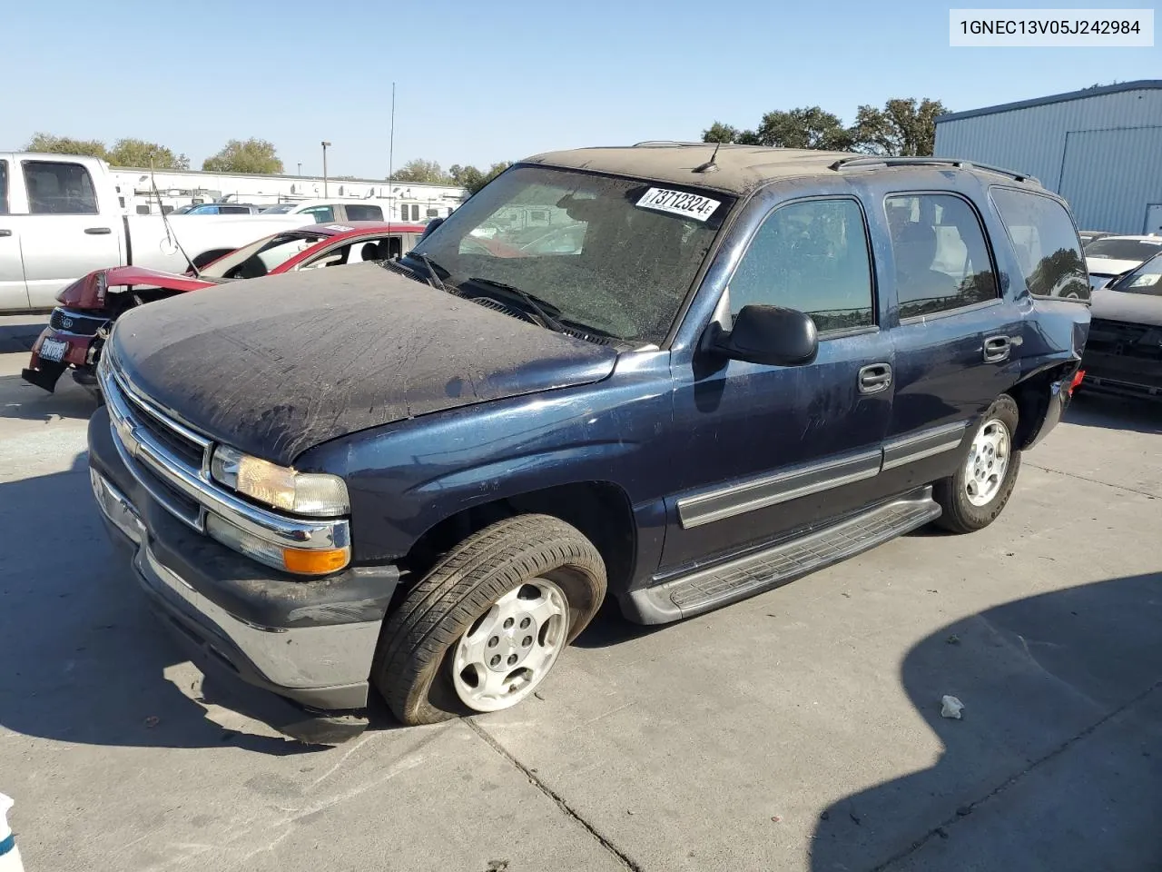 2005 Chevrolet Tahoe C1500 VIN: 1GNEC13V05J242984 Lot: 73712324