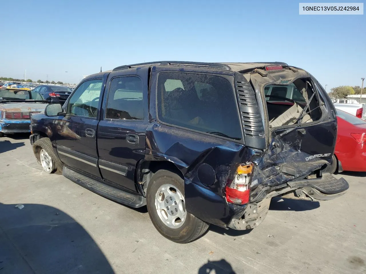 2005 Chevrolet Tahoe C1500 VIN: 1GNEC13V05J242984 Lot: 73712324