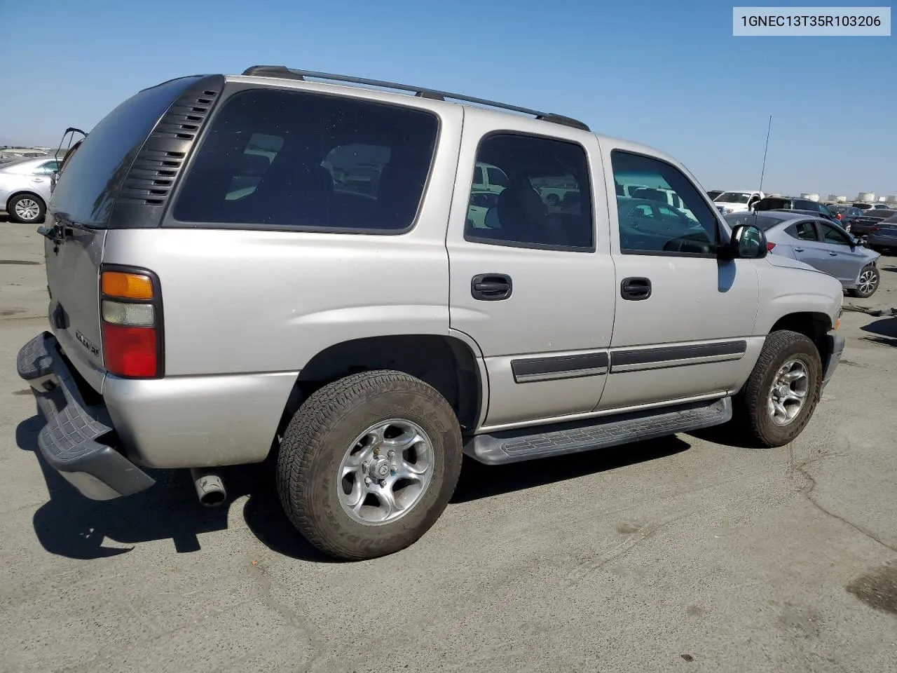 2005 Chevrolet Tahoe C1500 VIN: 1GNEC13T35R103206 Lot: 74310784