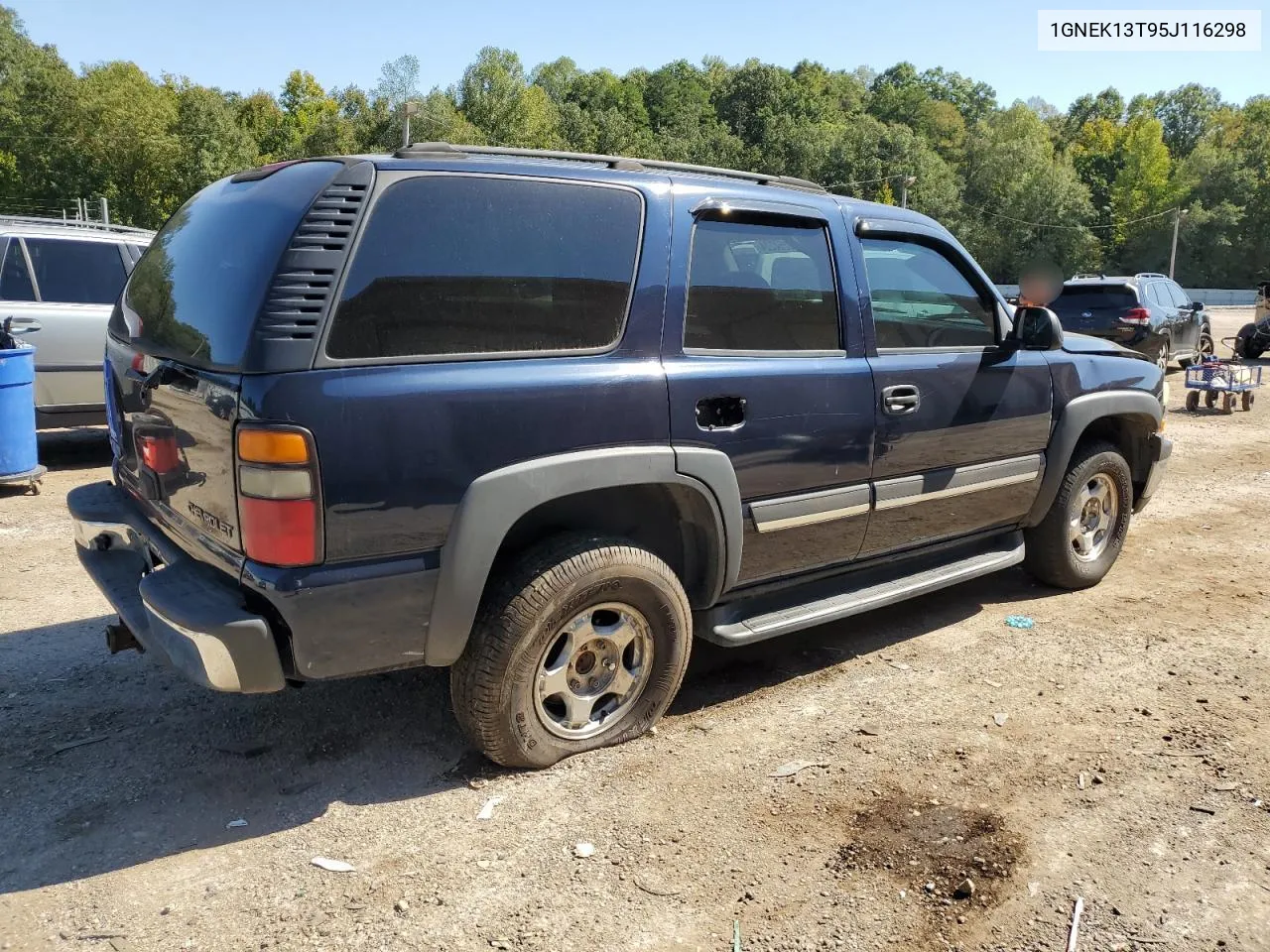 2005 Chevrolet Tahoe K1500 VIN: 1GNEK13T95J116298 Lot: 75254224