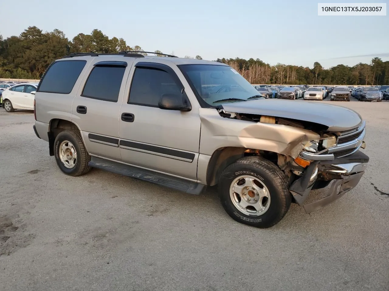 2005 Chevrolet Tahoe C1500 VIN: 1GNEC13TX5J203057 Lot: 75601884