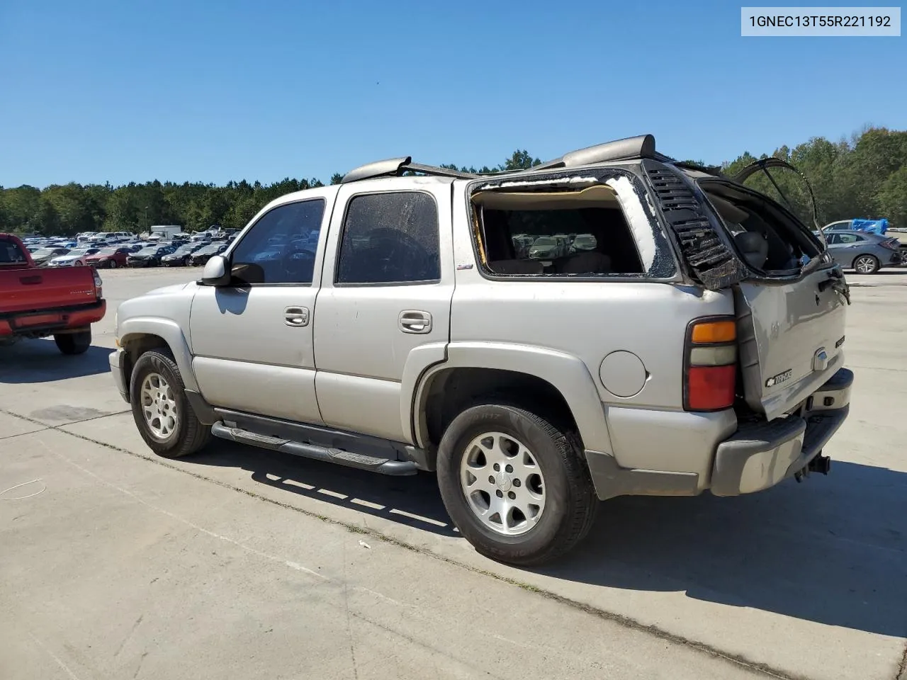 2005 Chevrolet Tahoe C1500 VIN: 1GNEC13T55R221192 Lot: 75769354